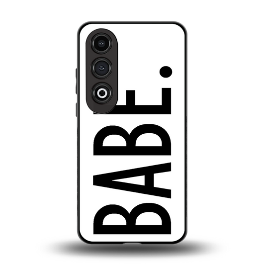 babe back phone cover | glass case for oneplus nord ce 4