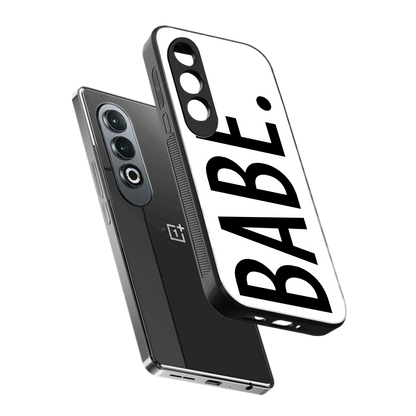 babe back phone cover | glass case for oneplus nord ce 4