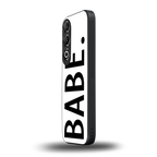 babe back phone cover | glass case for oneplus nord ce 4