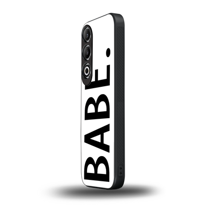babe back phone cover | glass case for oneplus nord ce 4
