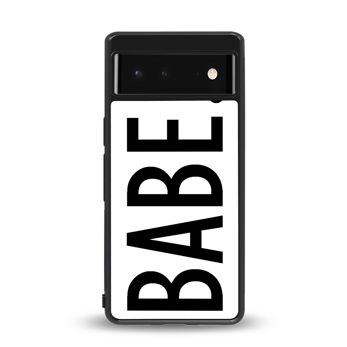 babe back phone cover | glass case for google pixel 6