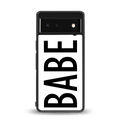 babe back phone cover | glass case for Google Pixel 6A