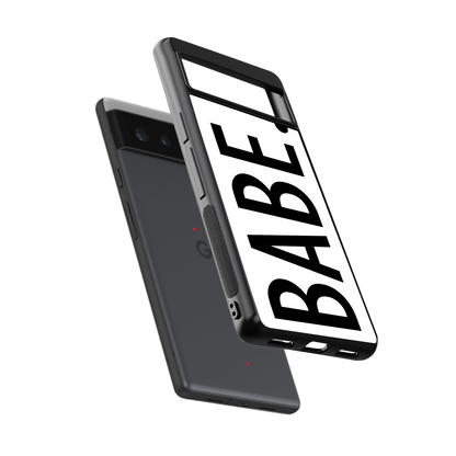 babe back phone cover | glass case for Google Pixel 6A