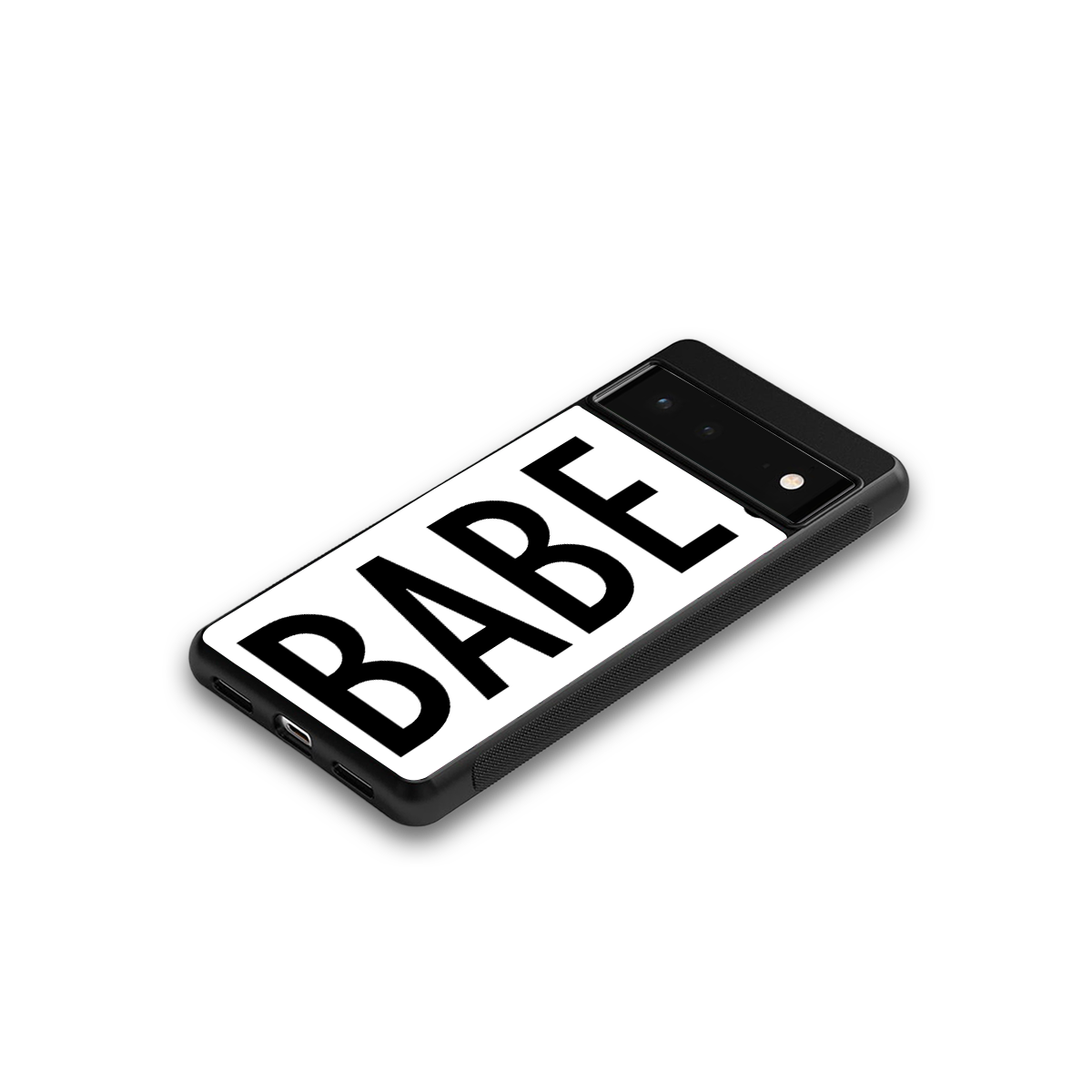 babe back phone cover | glass case for google pixel 6