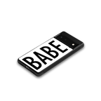 babe back phone cover | glass case for Google Pixel 6A