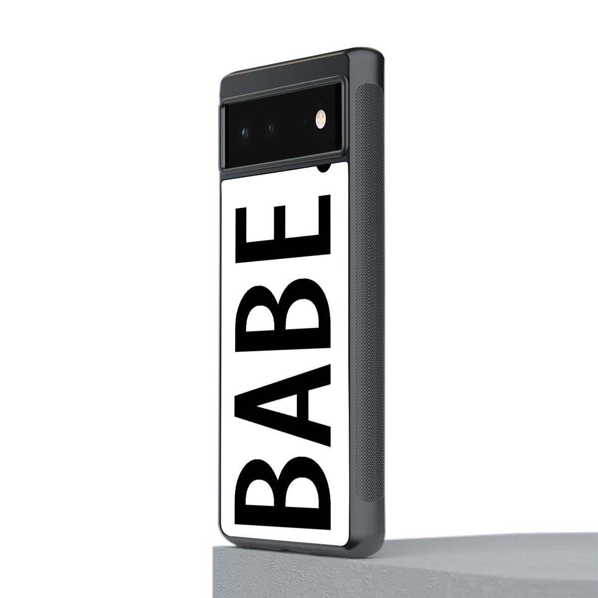 babe back phone cover | glass case for google pixel 6