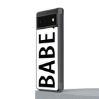 babe back phone cover | glass case for Google Pixel 6A