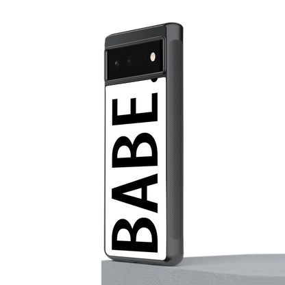 babe back phone cover | glass case for Google Pixel 6A