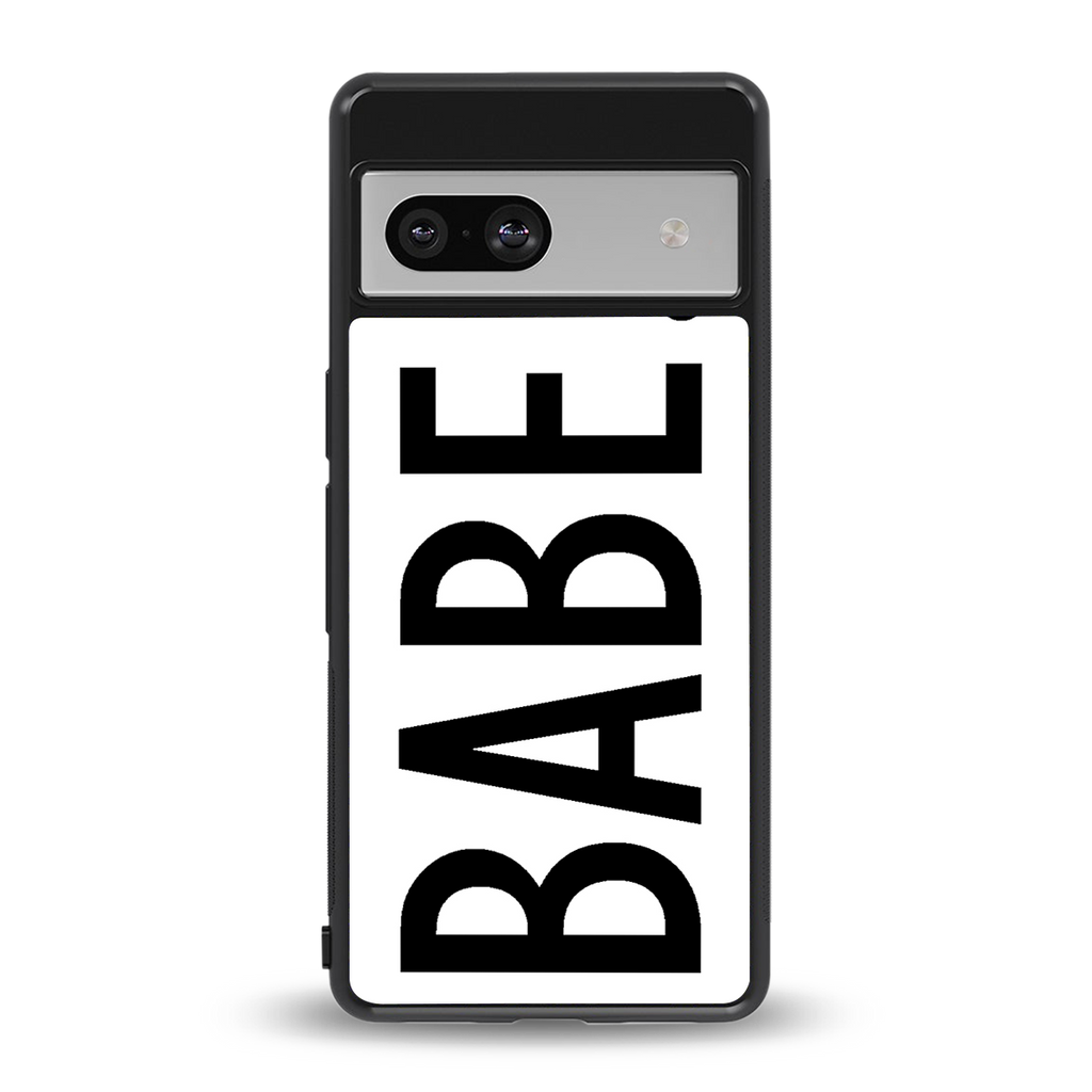 babe back phone cover | glass case for Google Pixel 7