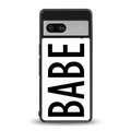 babe back phone cover | glass case for Google Pixel 7