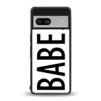 babe back phone cover | glass case for Google Pixel 7