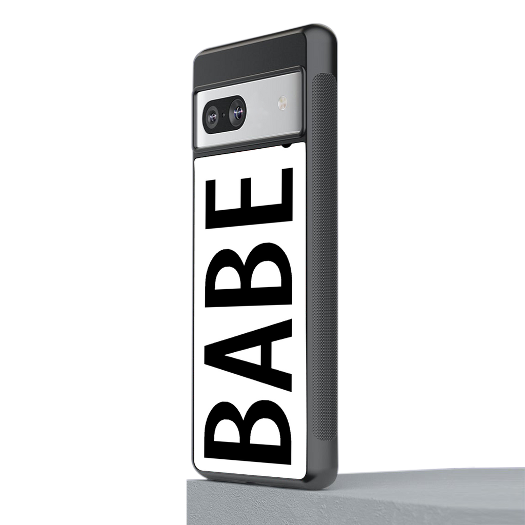 babe back phone cover | glass case for Google Pixel 7