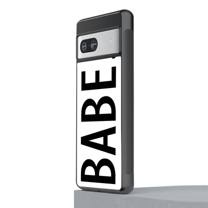 babe back phone cover | glass case for Google Pixel 7