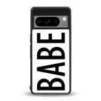 babe back phone cover | glass case for google pixel 8 pro