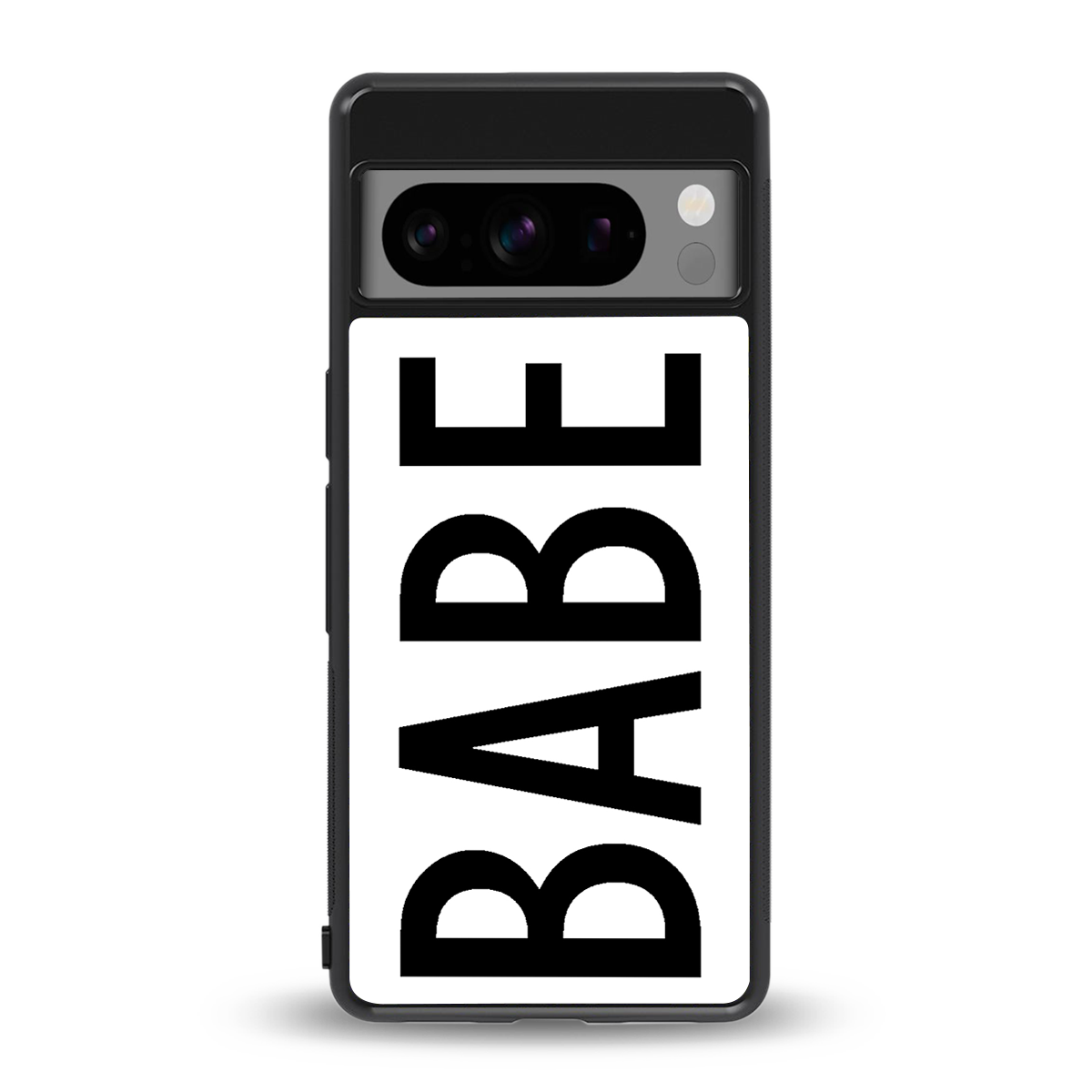 babe back phone cover | glass case for google pixel 8 pro