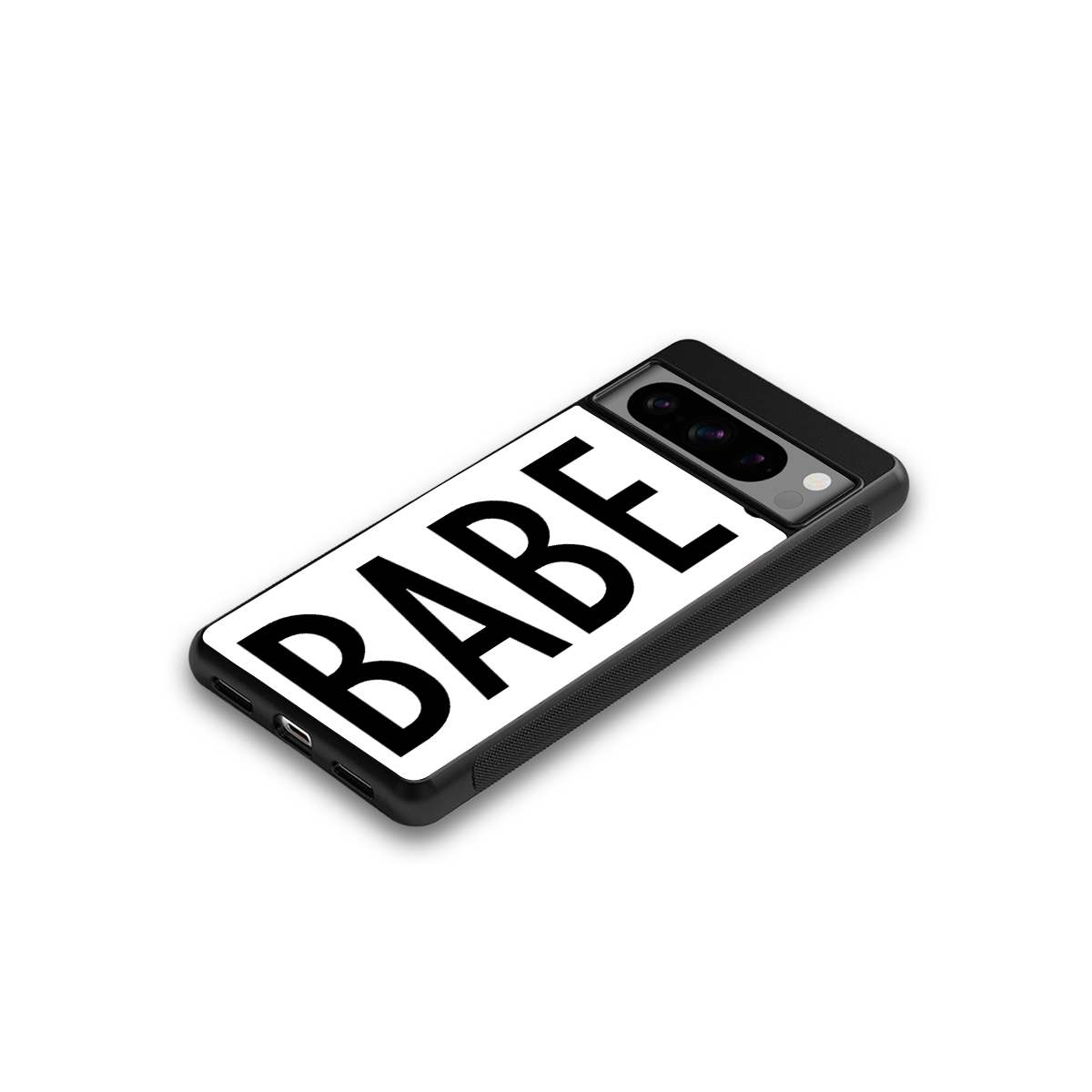 babe back phone cover | glass case for google pixel 8 pro