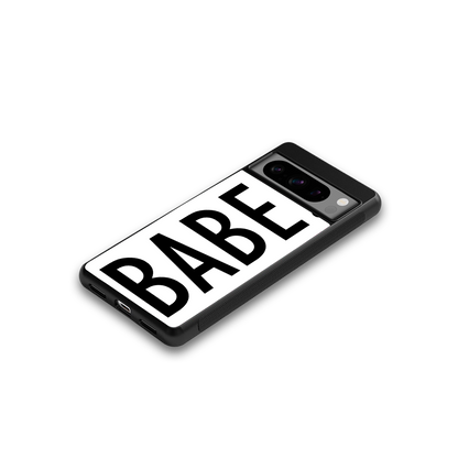 babe back phone cover | glass case for google pixel 8 pro