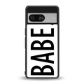 babe back phone cover | glass case for Google Pixel 8