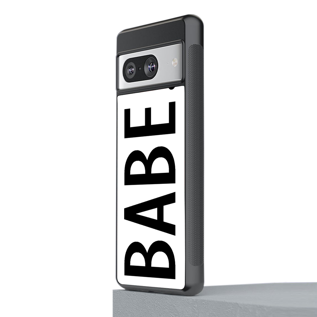 babe back phone cover | glass case for Google Pixel 8