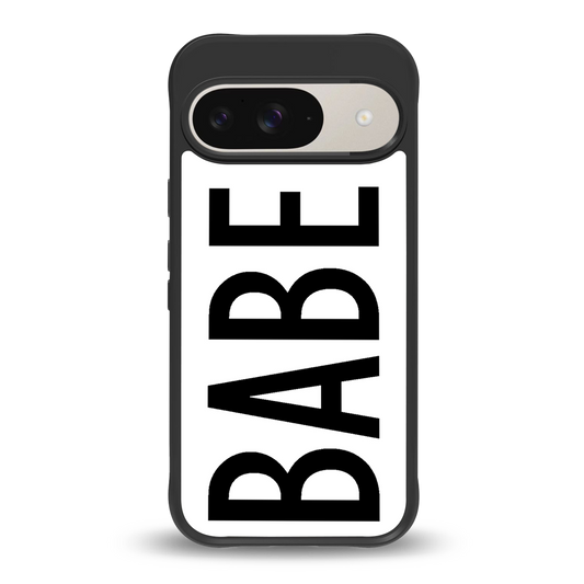 babe back phone cover | glass case for google pixel 9