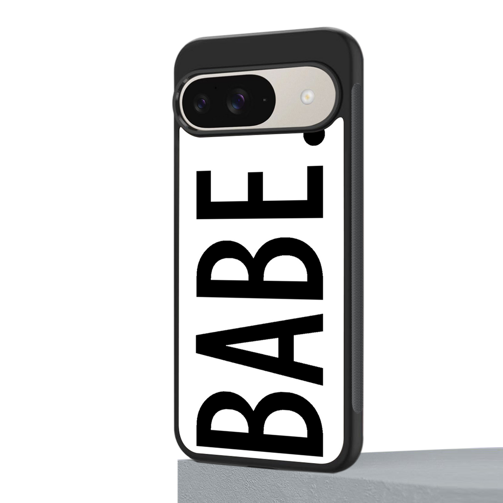babe back phone cover | glass case for google pixel 9