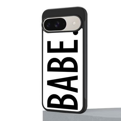 babe back phone cover | glass case for google pixel 9