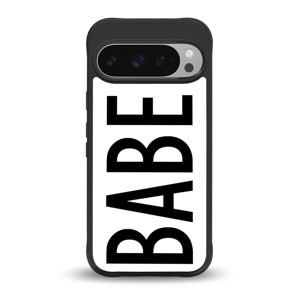 babe back phone cover | glass case for google pixel 9 pro