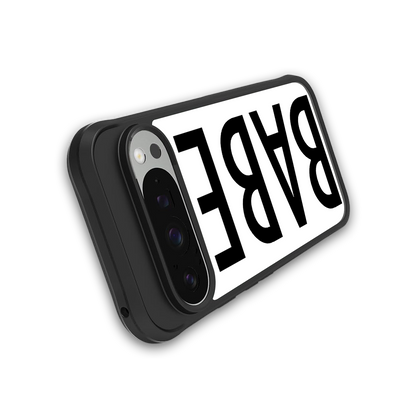 babe back phone cover | glass case for google pixel 9 pro xl