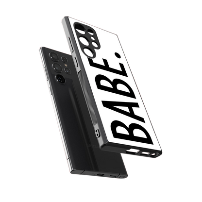 babe back phone cover | glass case for samsung galaxy s24 ultra
