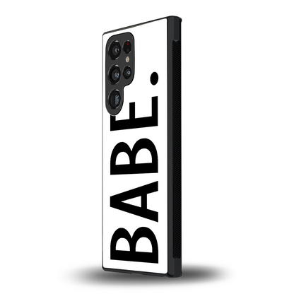 babe back phone cover | glass case for samsung galaxy s24 ultra