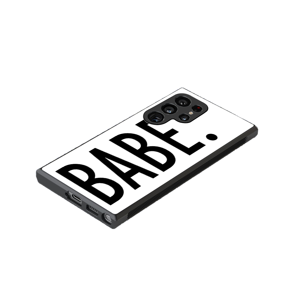 babe back phone cover | glass case for samsung galaxy s24 ultra
