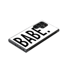 babe back phone cover | glass case for samsung galaxy s23 ultra