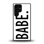 babe back phone cover | glass case for samsung galaxy s25 ultra