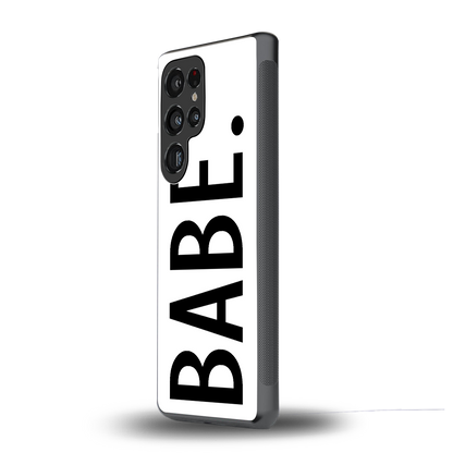 babe back phone cover | glass case for samsung galaxy s25 ultra