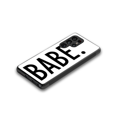 babe back phone cover | glass case for samsung galaxy s25 ultra