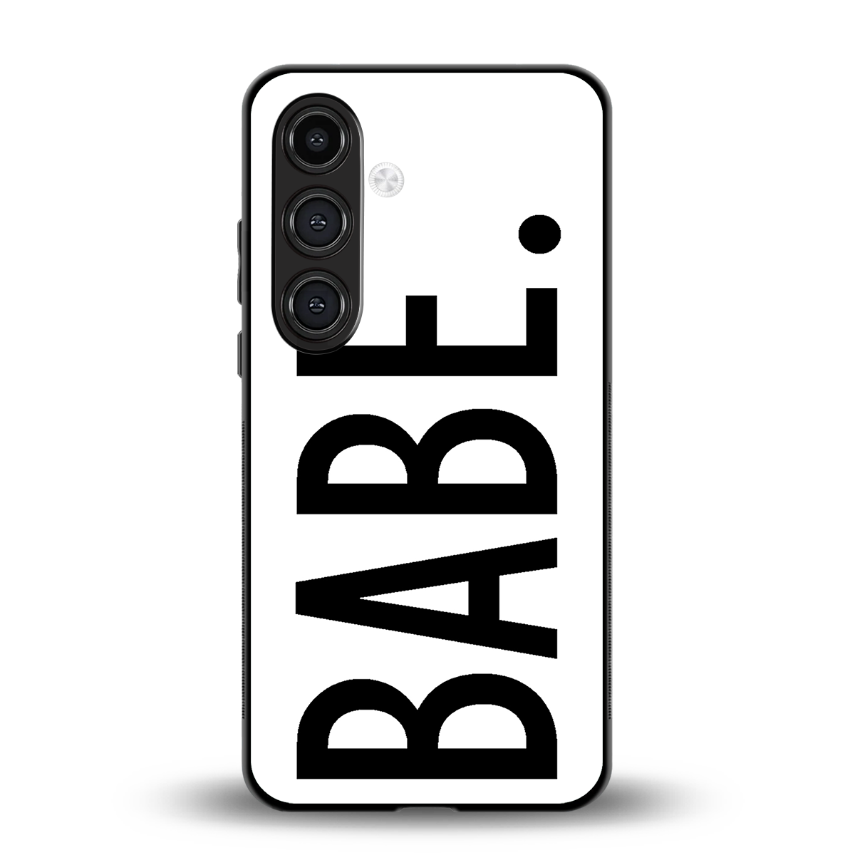 babe back phone cover | glass case for samsung galaxy s24 fe