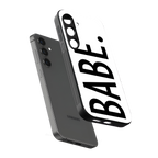 babe back phone cover | glass case for samsung galaxy s23