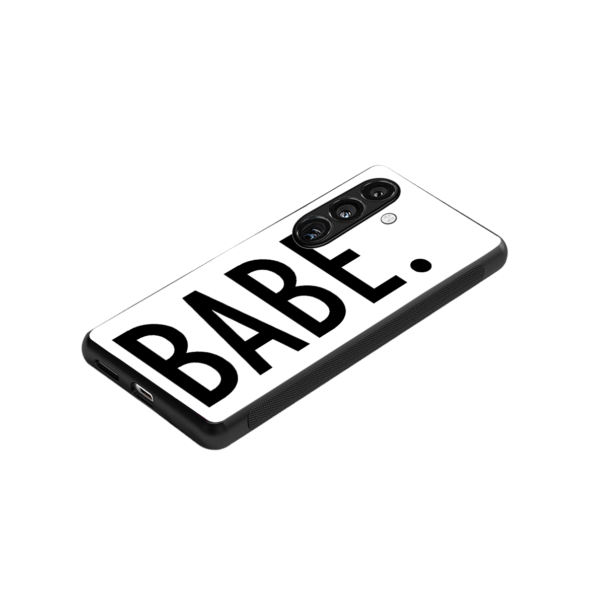babe back phone cover | glass case for samsung galaxy s24 fe