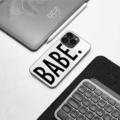 babe back phone cover | glass case for samsung galaxy s24 ultra
