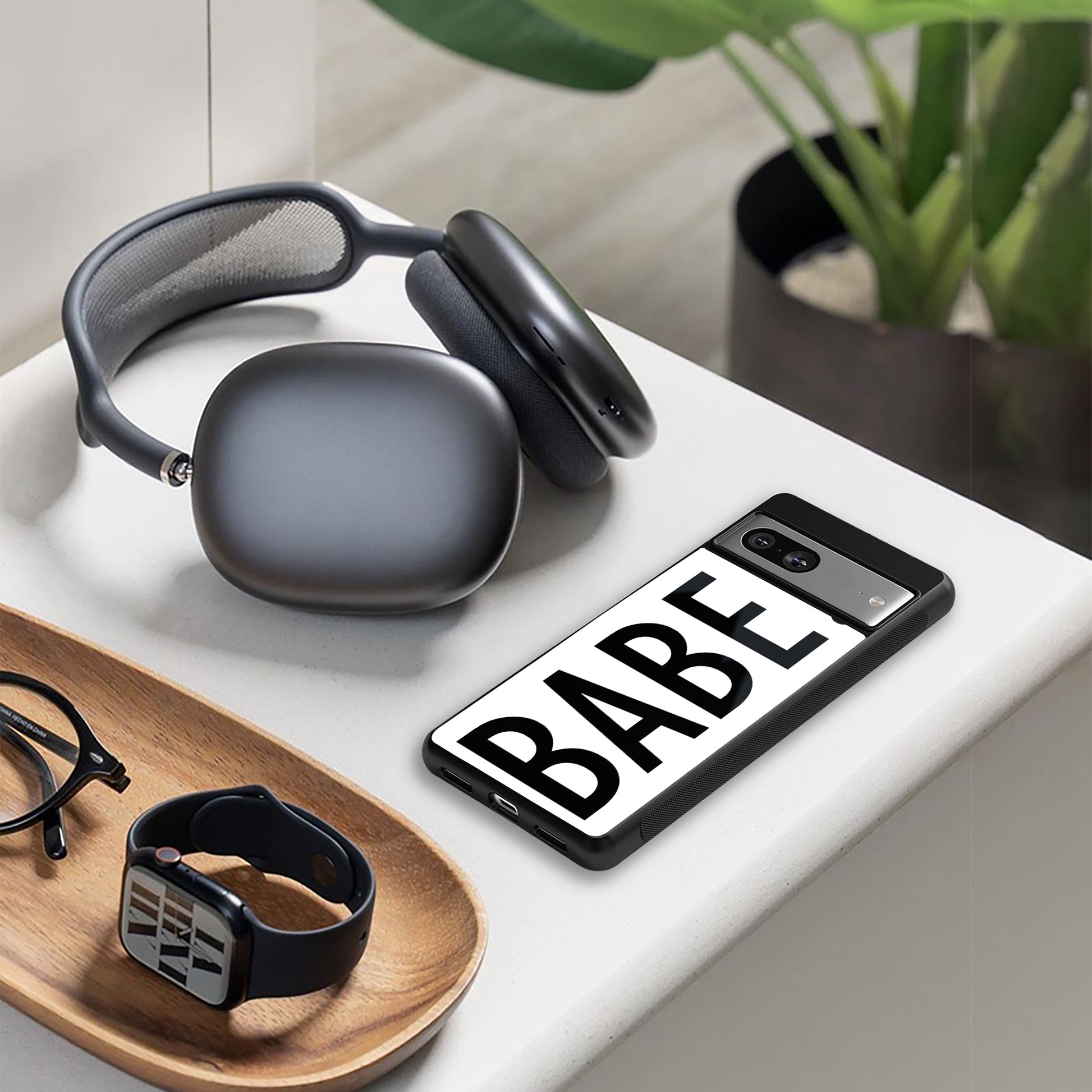 babe back phone cover | glass case for google pixel 9 pro xl