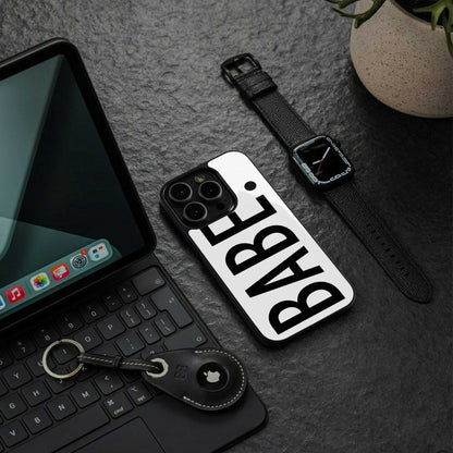 babe back phone cover | glass case for iphone 16e