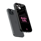 baby girl back phone cover | glass case for iphone 13 mini