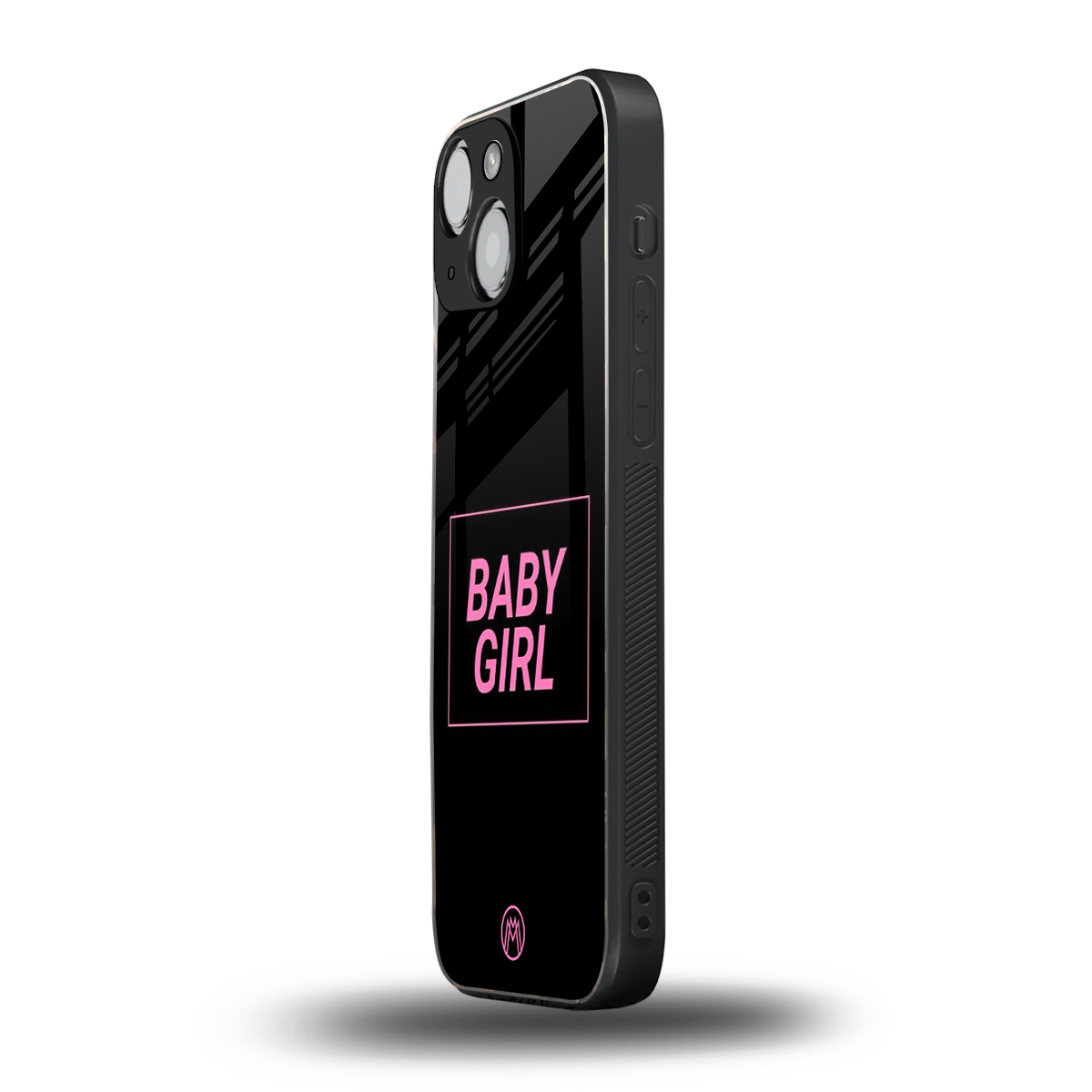 baby girl back phone cover | glass case for iphone 13 mini