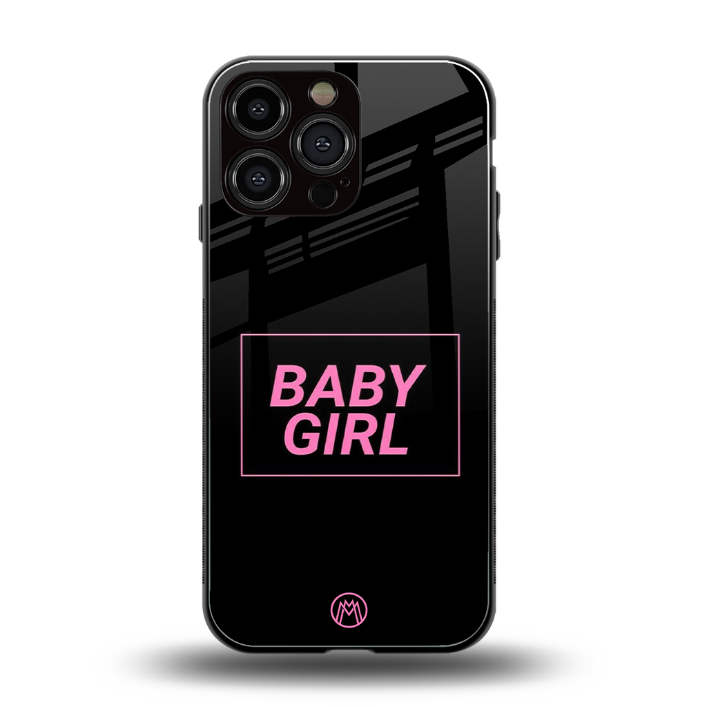 baby girl back phone cover | glass case for iphone 13 pro max