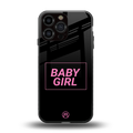 baby girl back phone cover | glass case for iphone 13 pro max