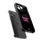 baby girl back phone cover | glass case for iphone 13 pro max