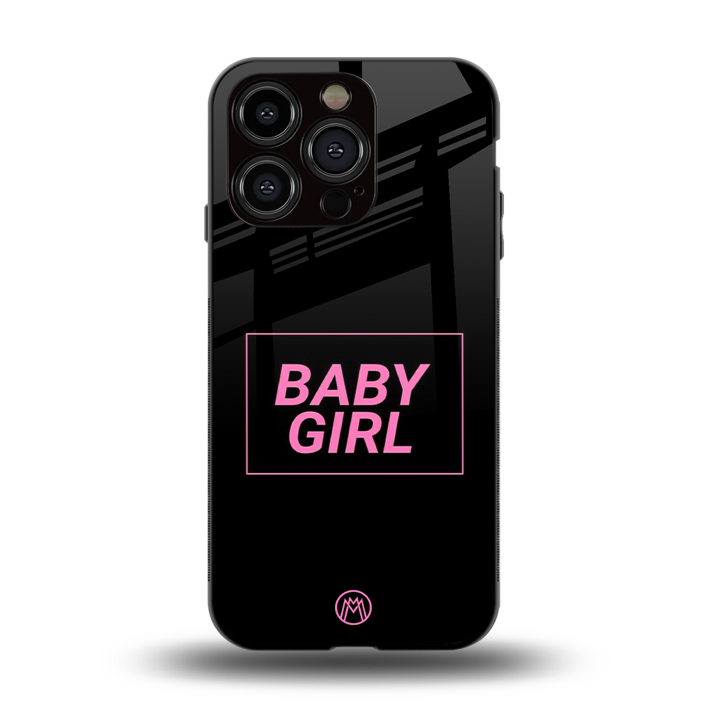 baby girl back phone cover | glass case for iphone 13 pro