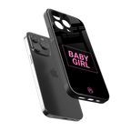 baby girl back phone cover | glass case for iphone 13 pro