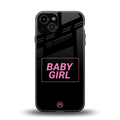 baby girl back phone cover | glass case for iphone 13
