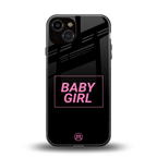 baby girl back phone cover | glass case for iphone 13